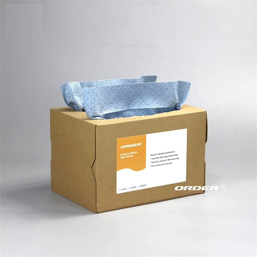 ORDER® PX-3331B heavy duty interfolded Brag Box Melt blown Wipes