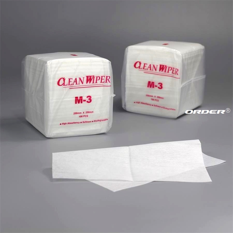 cleanroom non-woven wipes wiping tool of choice m-3