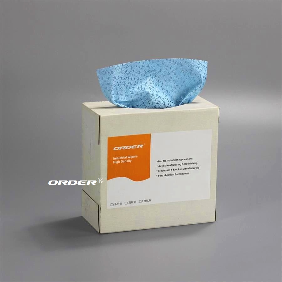 ORDER® PX-3332B Pop-Up Box oil absorbent microfiber meltblown PP Solvent Wipes