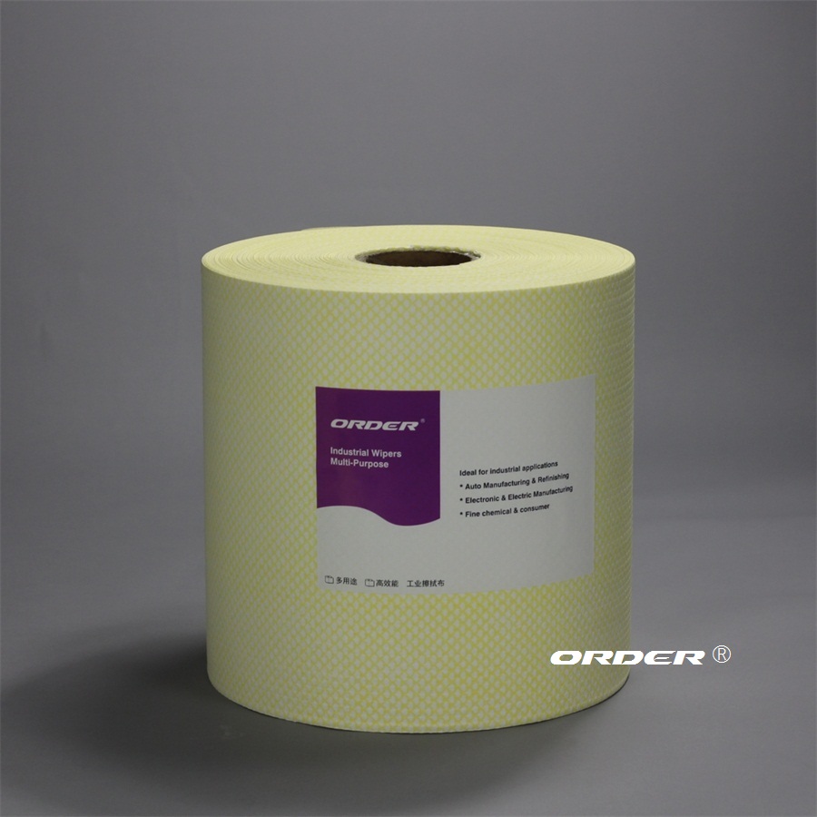 Foodservice Yellow Reusable Nonwoven Household Wipes