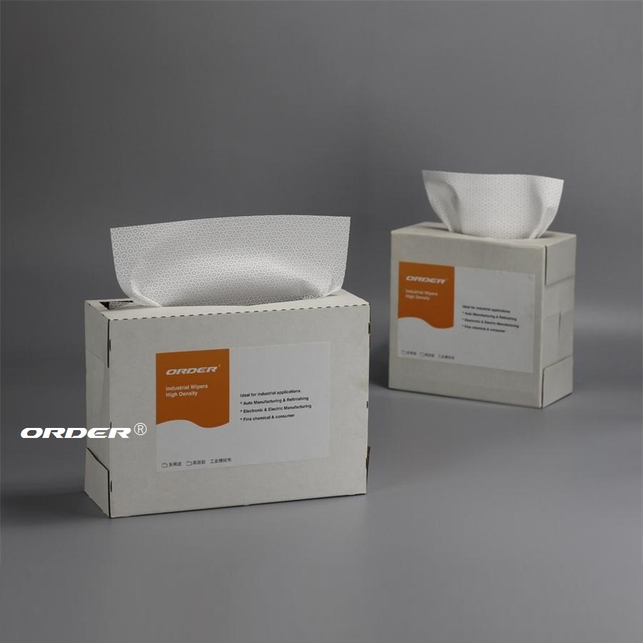 ORDER® PX-3339 white Pop-Up Box oil absorbent Melt blown Solvent wiping Wipes