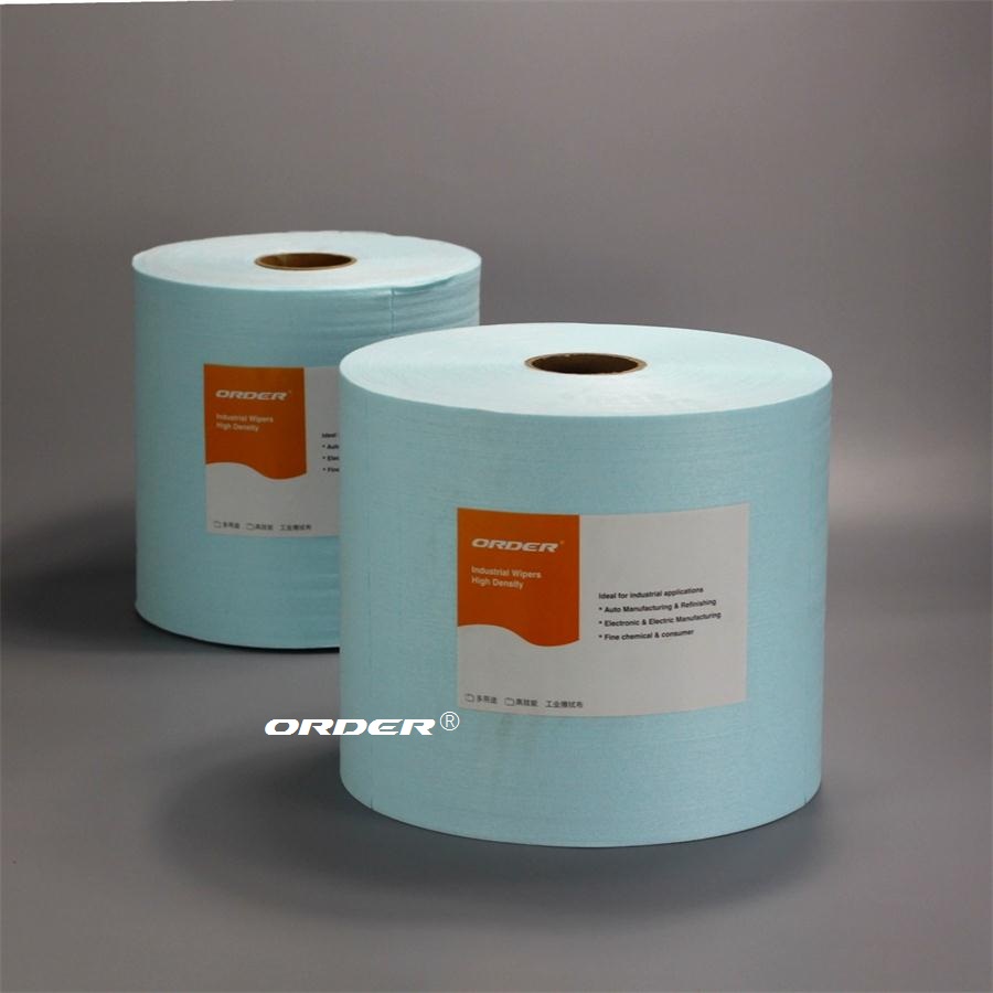 ORDER®Turquoise Apertured Degreasing Cloth Perforated Jumbo Roll