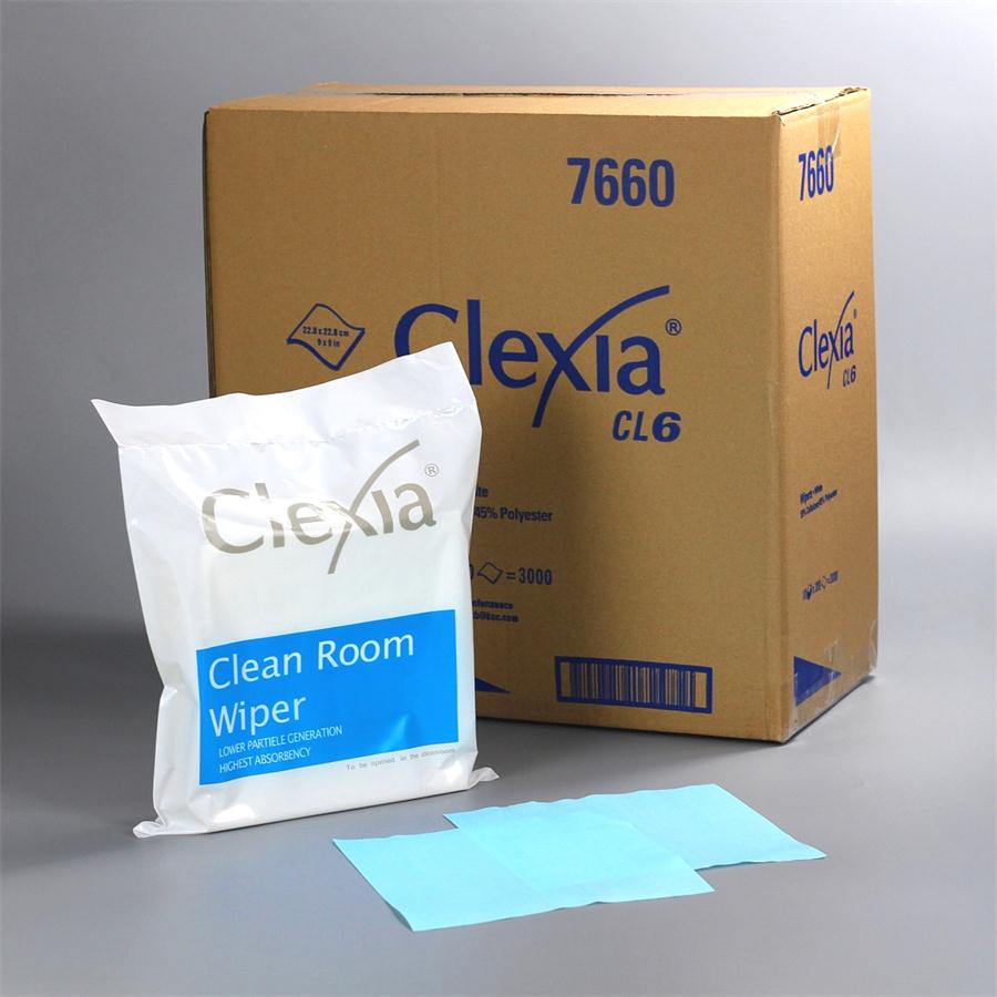 Clexia®IS909B cellulose/polyester industrial workshop nonwoven wiping cloths