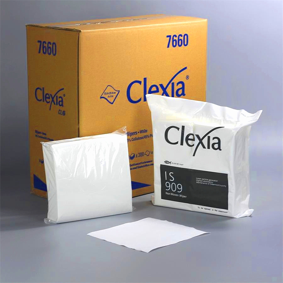 Clexia®IS909 cellulose/polyester nonwoven slices multipurpose cleaning wipers