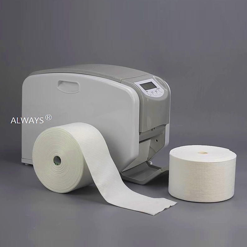 For Japanese beauty wipes Smart machine EF pattern rayon nonwoven Facial Cleansing Towel Roll