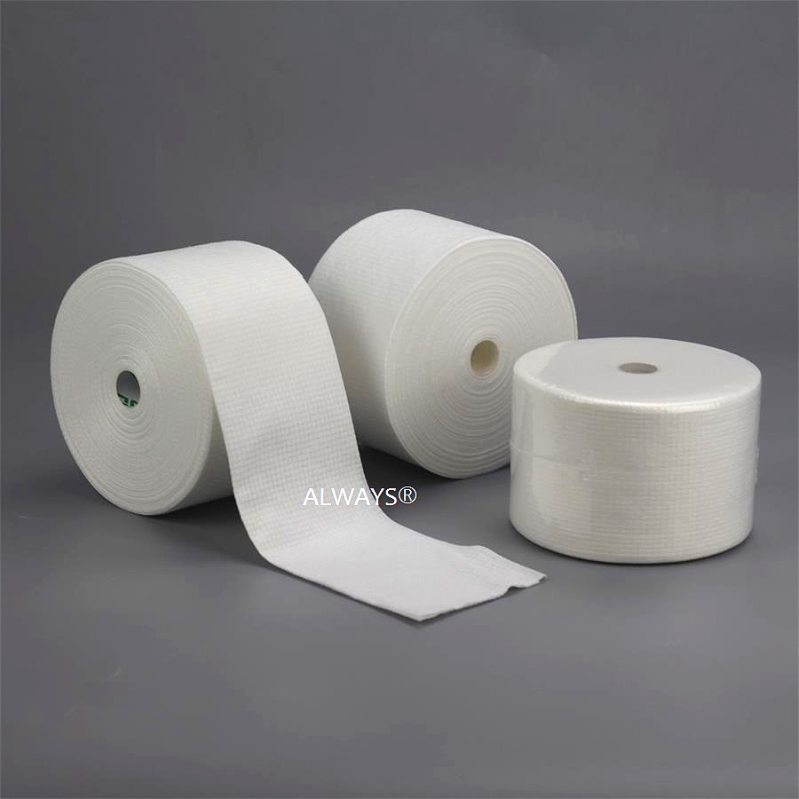 Automatic intelligent disposable towel machine Pear pattern rayon non-woven Washcloth rolls Face Wipes