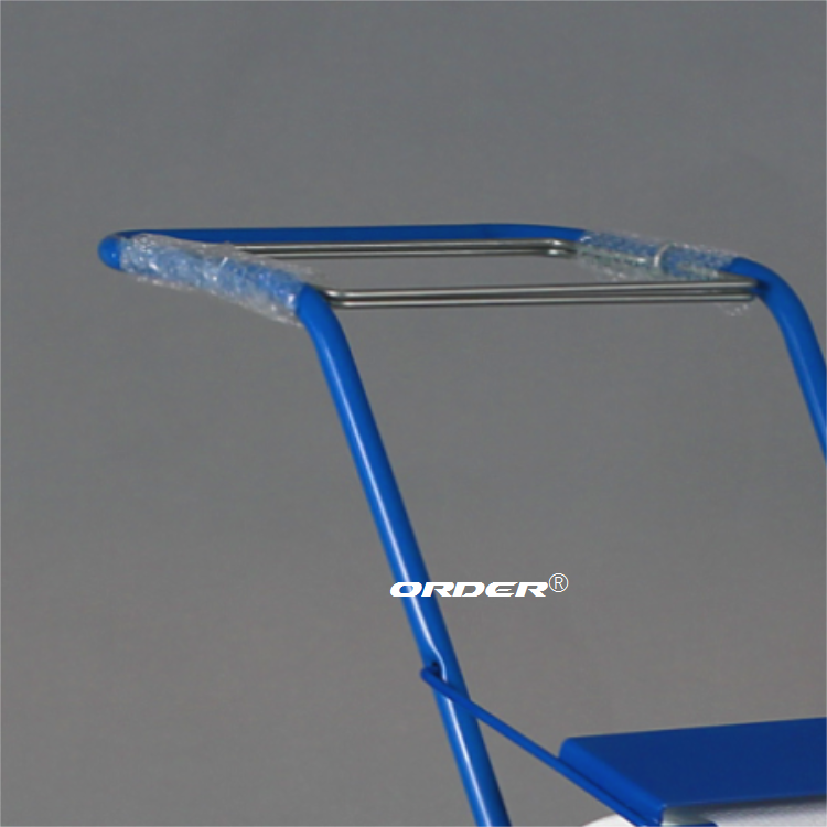 Mobile floor standing large roll towel dispenser trash bag application