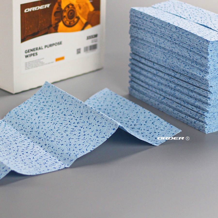 Pop-up box interfolded general purpose melt blown pp nonwoven heavy duty industrial degreasing cleaning cloths
