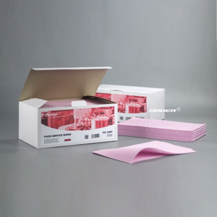 Foodservice janitorial wipes cleaning towels
