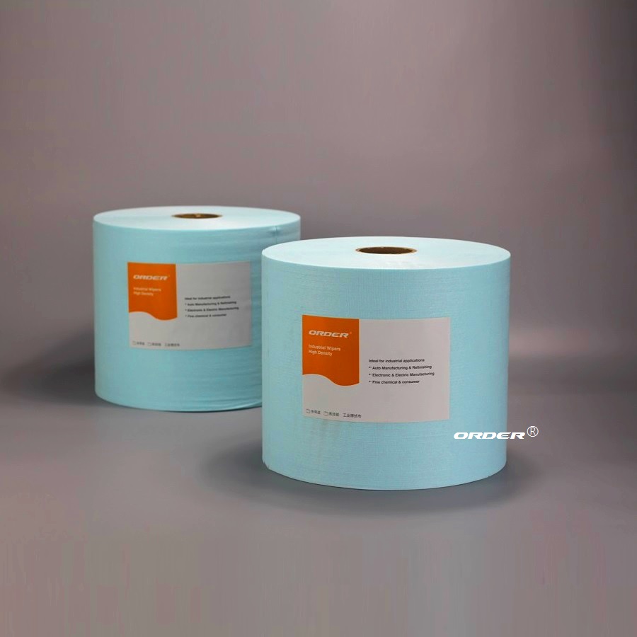 ORDER®Turquoise Apertured Degreasing Cloth Perforated Jumbo Roll