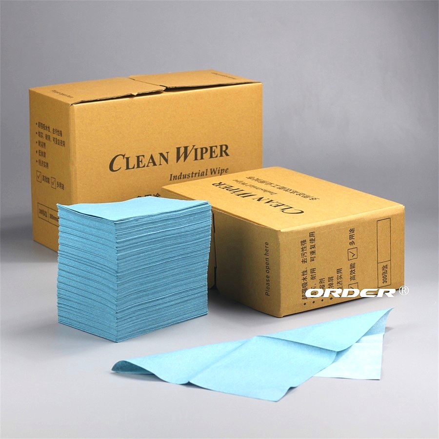 ORDER®X-70 1/4 fold spunlace non-woven fabric Autocare Car highly absorbent washing industrial heavy duty wiper