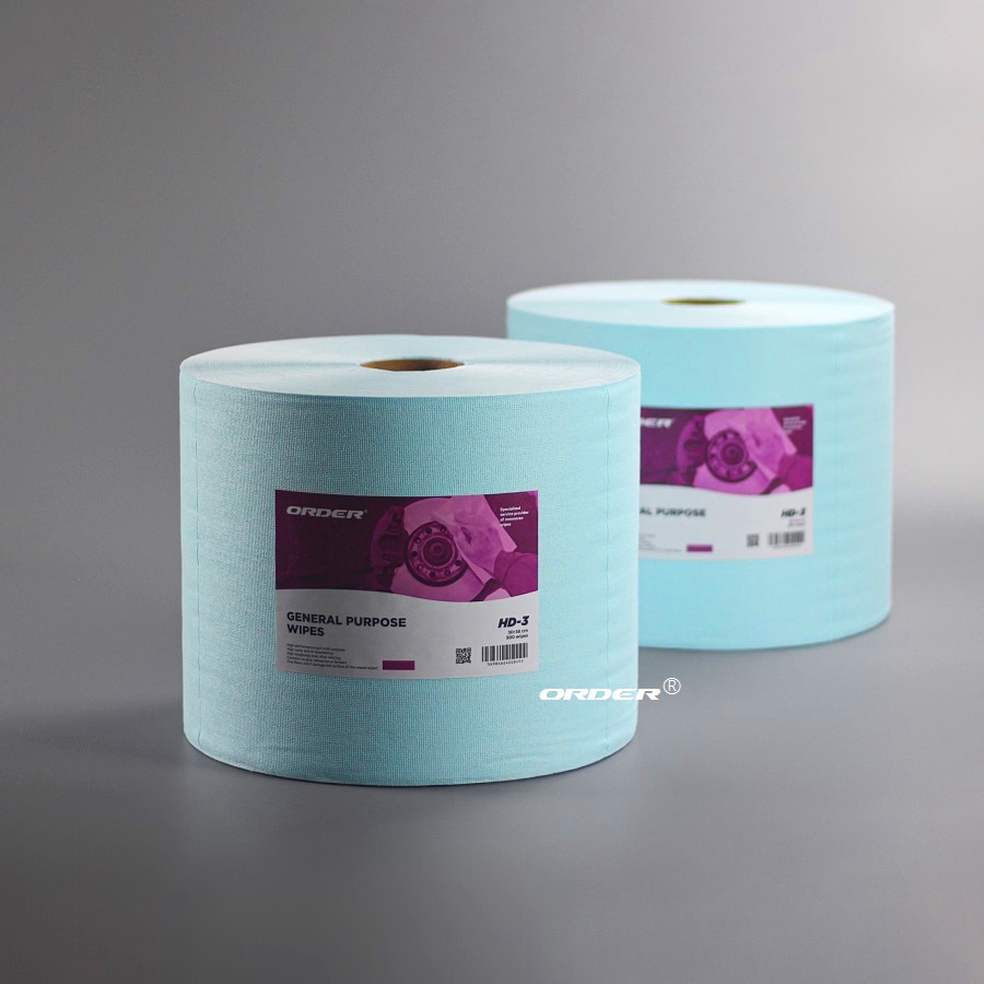 ORDER®Turquoise Apertured Heavy Duty Degreasing Cloth Perforated Jumbo Roll