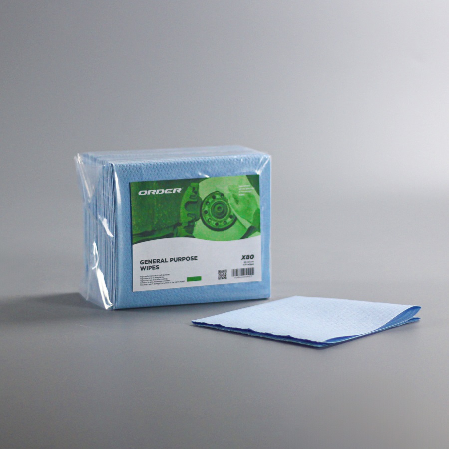 ORDER®KIM-X60 1/4 fold spunlace non-woven fabric highly absorbent industrial heavy duty wipers