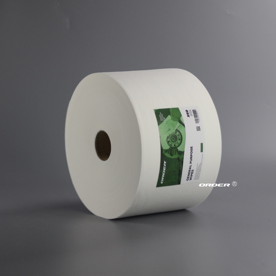X60 White jumbo Perforated Roll Industrial cleaning Cloths