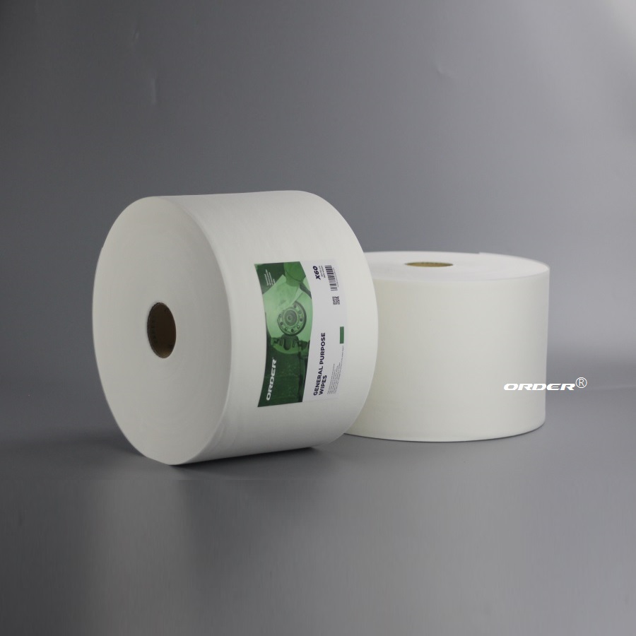 X60 White jumbo Perforated Roll Industrial cleaning Cloths