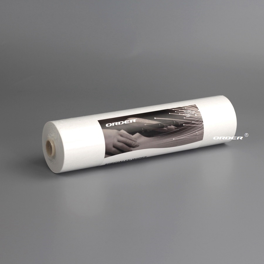 Precision Automated printing press cleaning Microfiber non-woven wiper Rolls for Semiconductor