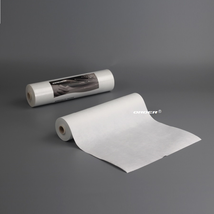 Precision Automated printing press cleaning Microfiber non-woven wiper Rolls for Semiconductor