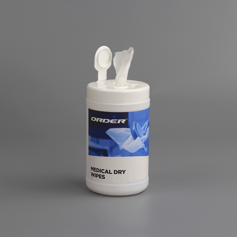 Pull-Out Dry Wipes in Canister Bucket for Disinfect Wipes
