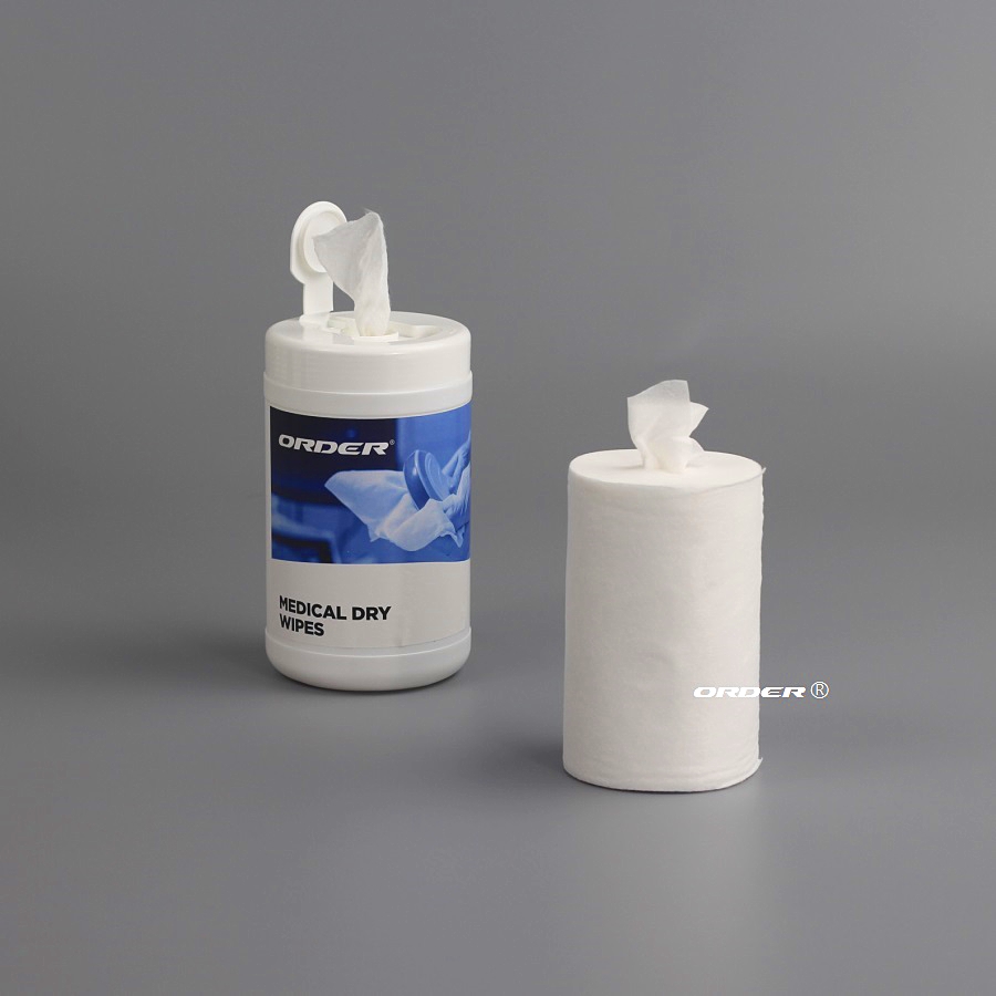 Pull-Out Dry Wipes in Canister Bucket for Disinfect Wipes