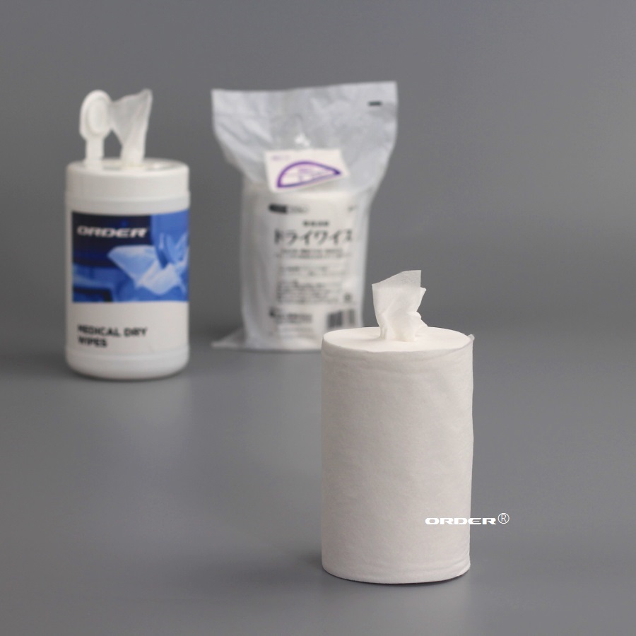 Pull-Out Dry Wipes in Canister Bucket for Disinfect Wipes