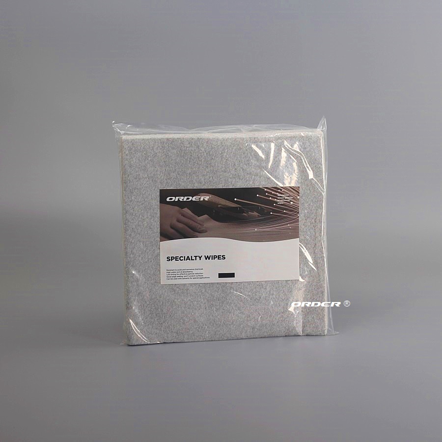 ORDER®GX Grey flat sheet cellulose polyester absorbs oils disposable spunlace nonwoven wipers cleaning cloths