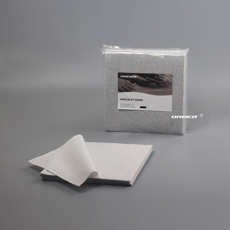 ORDER®GX Grey flat sheet cellulose polyester absorbs oils disposable spunlace nonwoven wipers cleaning cloths