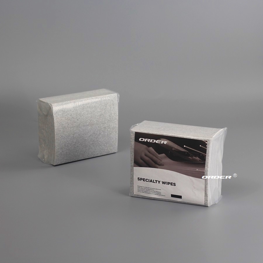 ORDER®GX Grey 1/4 fold Non-woven Industrial Medium-duty General Cleaning cloths 