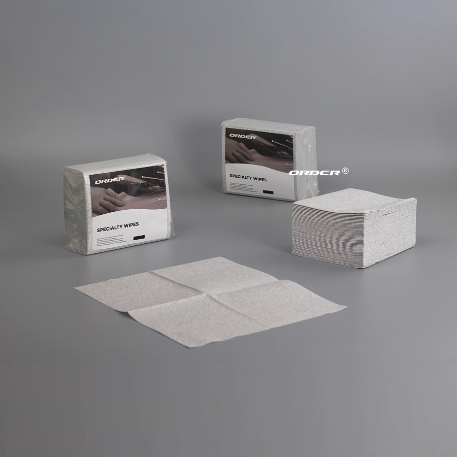 ORDER®GX Grey 1/4 fold Non-woven Industrial Medium-duty General Cleaning cloths 