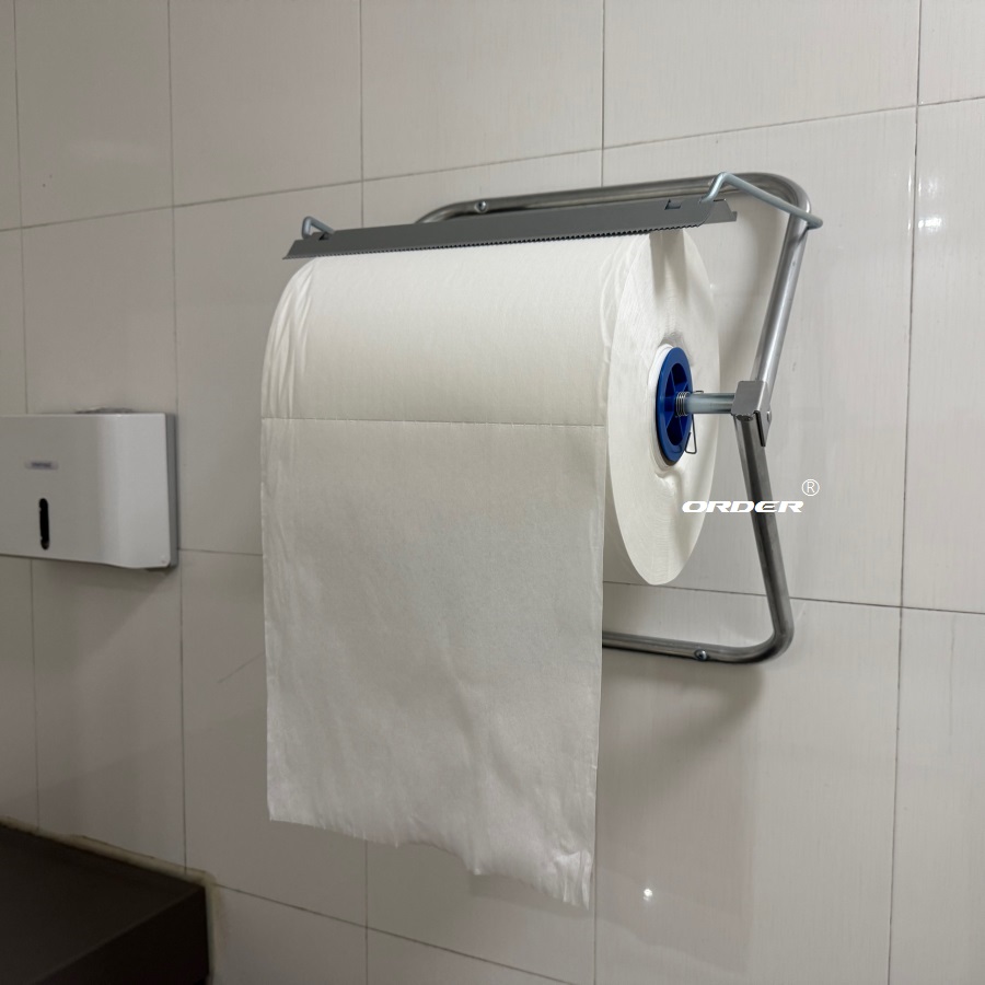 ORDER®Wall-mount stand jumbo rolls towels paper with dispenser for industry workshop