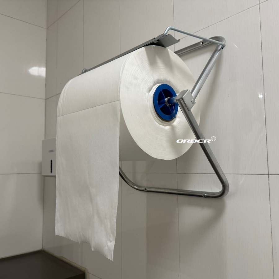 ORDER®Wall-mount stand jumbo rolls towels paper with dispenser for industry workshop