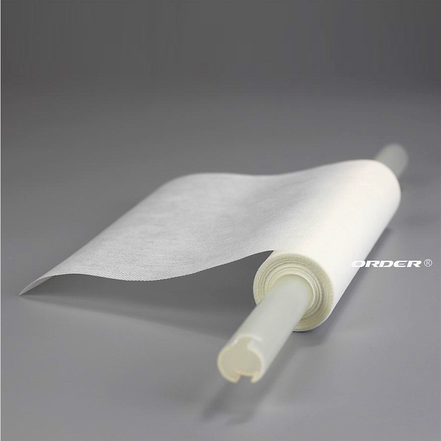 Factory supply attractive price electronic cleanroom Mesh Spunlace Fabric for SMT Stencil cloth Roll