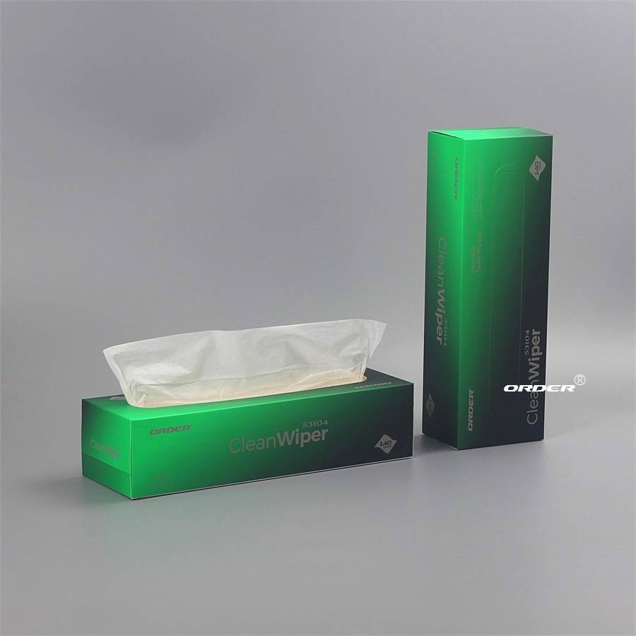 Delicate task wipes 1-Ply low-lint tissue softness and multi-ply absorbency